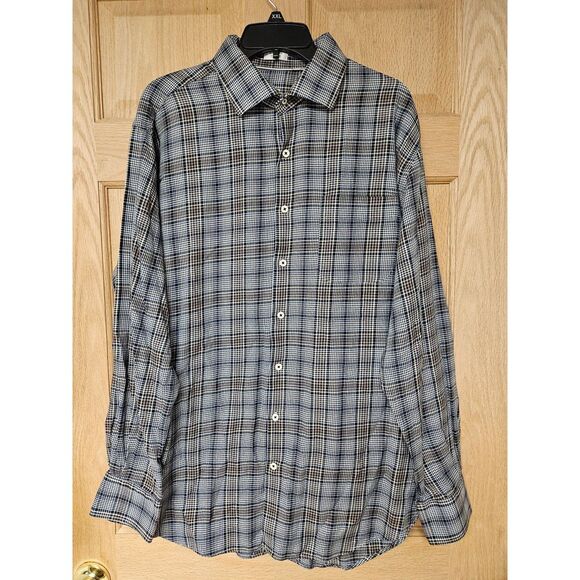 Peter Millar Other - Peter Millar XL Plaid Cotton‎ Button Down Shirt